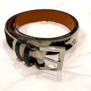 Maison Boinet Calf hair leather belt